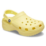 Crocs Classic Platform Clog Amarillo Banana Dama