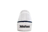 Zapatillas John Foos Plataforma Lona Blanca  Dama
