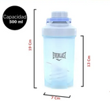 Botella de agua Everlast 600ml Shaker C/Varios