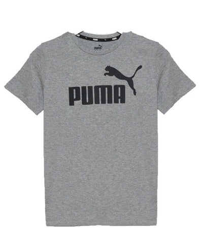 Remera Puma M/C Logo Tee B Gris Junior