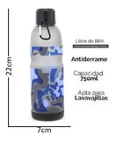 Botella de agua Everlast 750ml F/C Negro