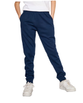Pantalon Ely Frisa Con Puño Azul Juvenil